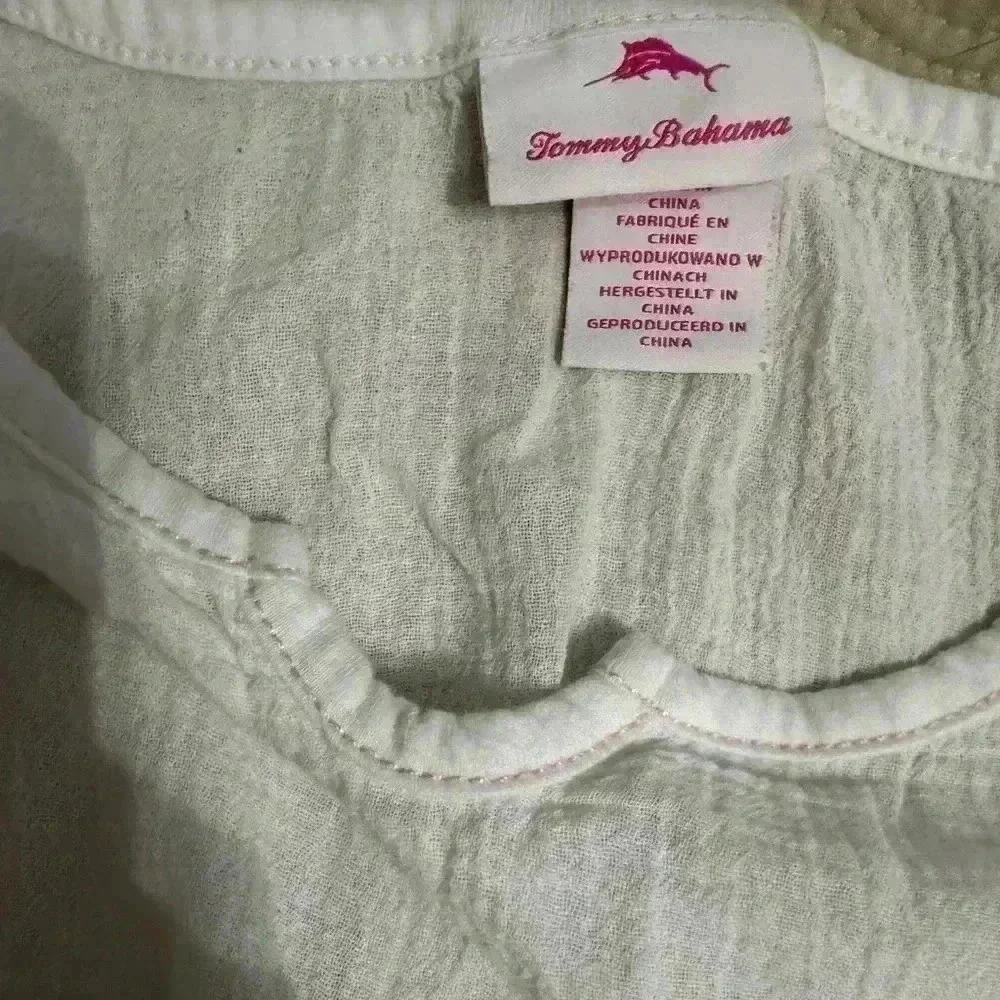 Tommy Bahama swimsuit set  10/12  little girl two piece with cover up k143
